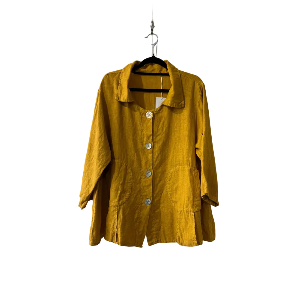 Made in Italy - Linen top - Size L