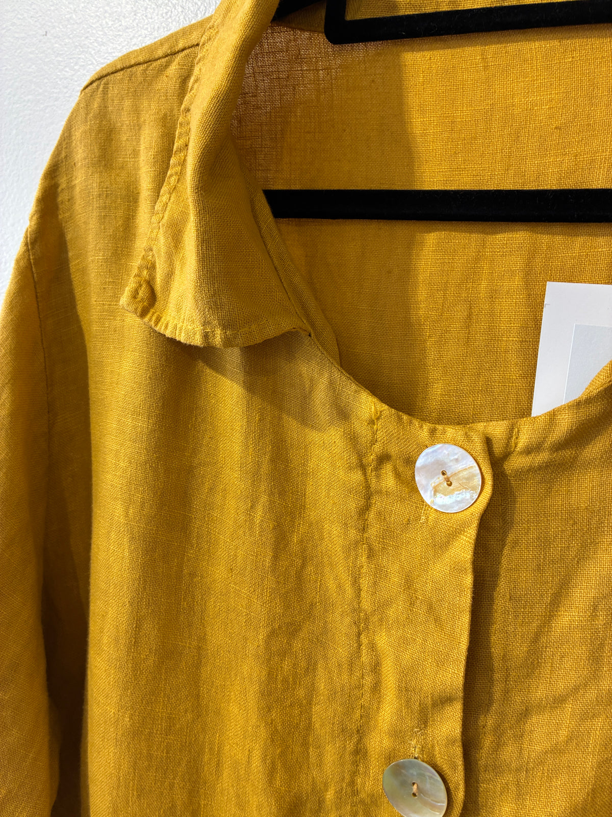 Made in Italy - Linen top - Size L