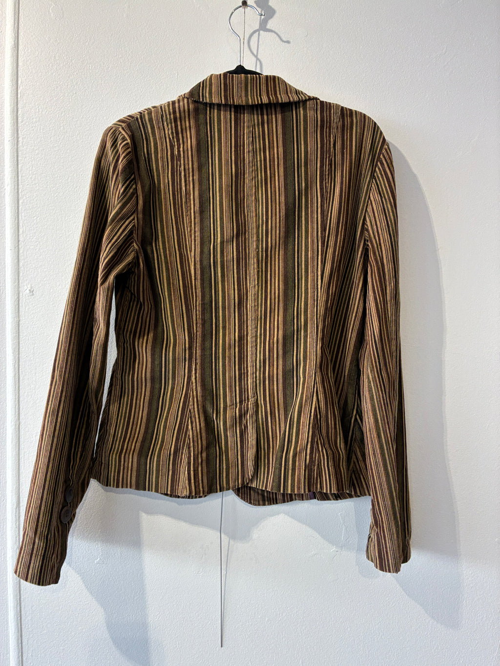 The Letter Q - Striped corduroy blazer