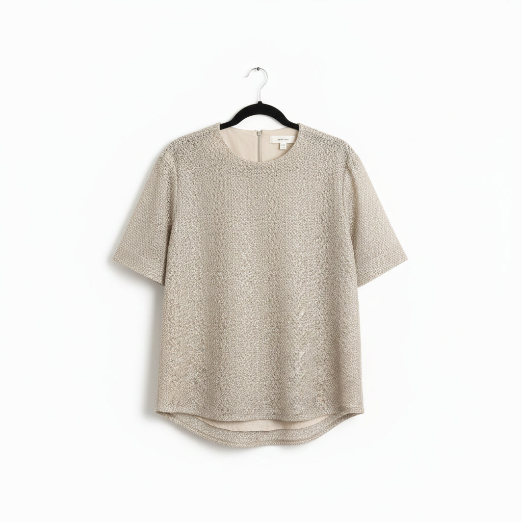 Juliette Hogan - Shimmery fine embroidered top - Size 10