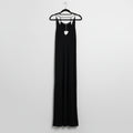 Country Road - Slinky black slip dress - Size S