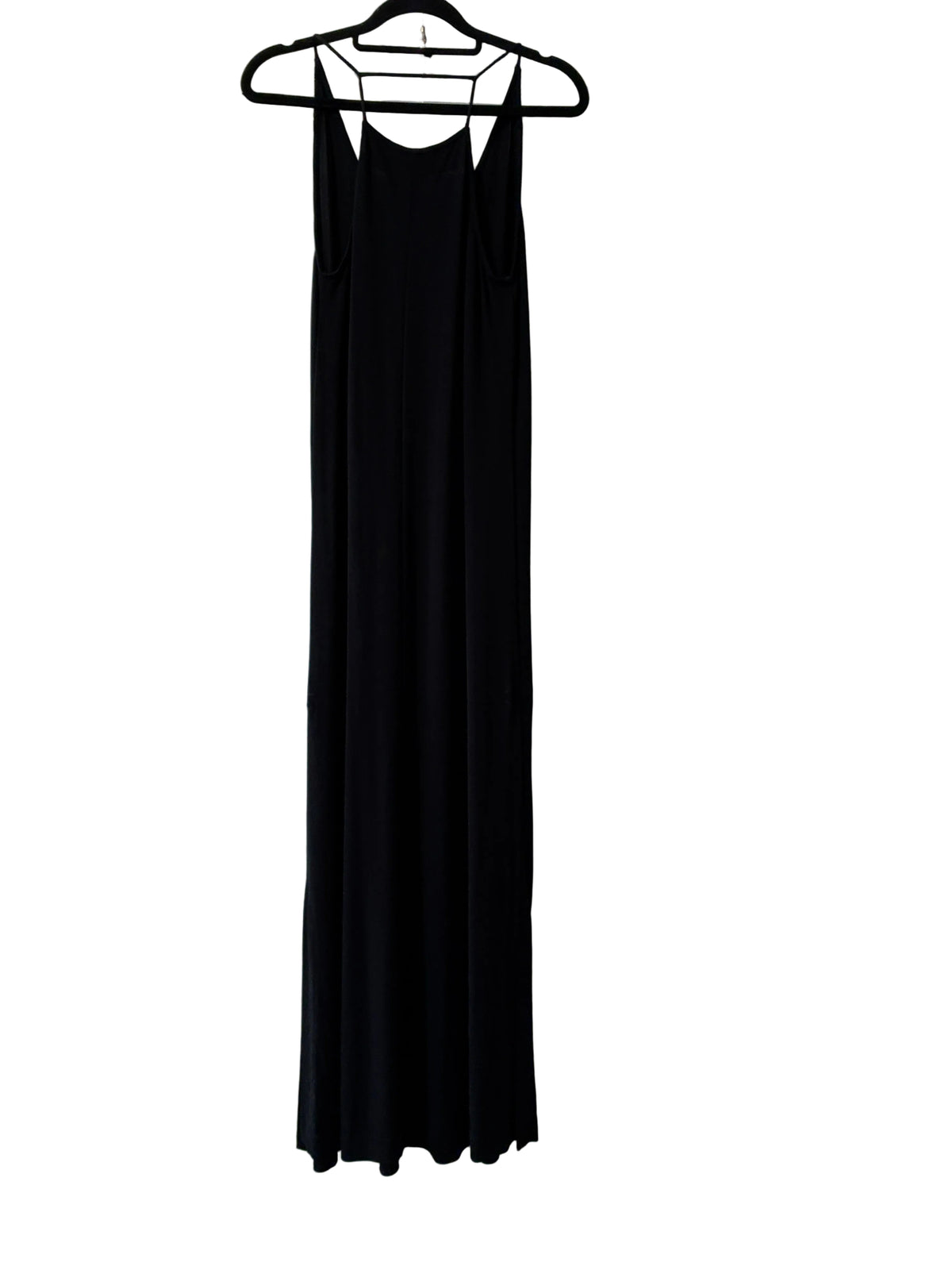 Country Road - Slinky black slip dress - Size S
