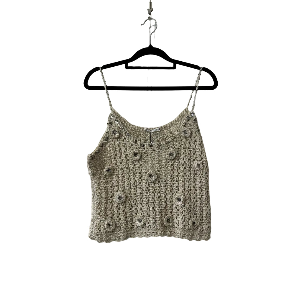 Zara (BNWT) - Limited edition crochet flower top - Size M