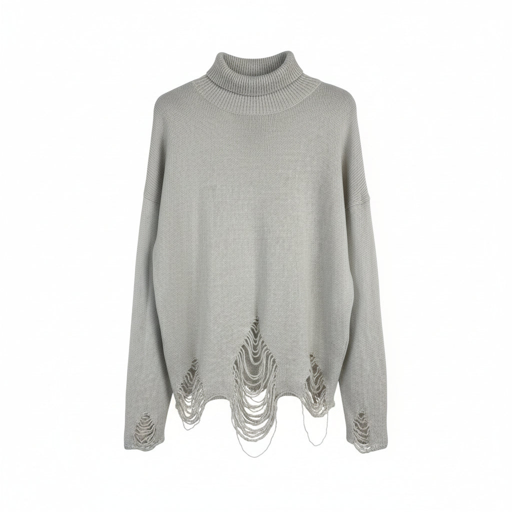 Iro Jeans - Distressed wool jersey - Size M