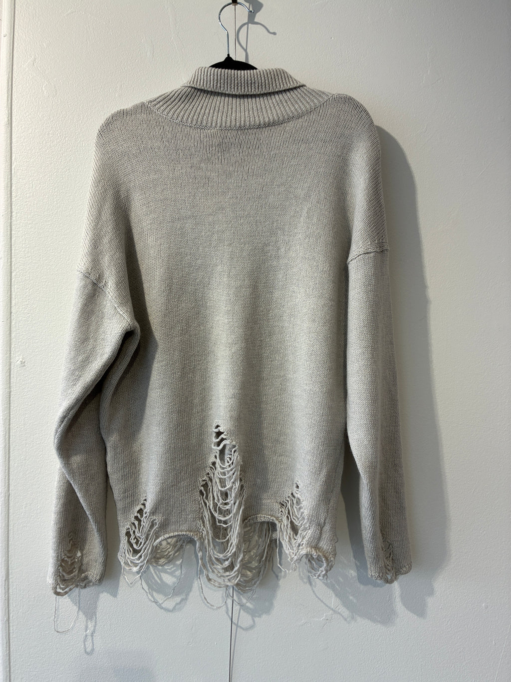 Iro Jeans - Distressed wool jersey - Size M