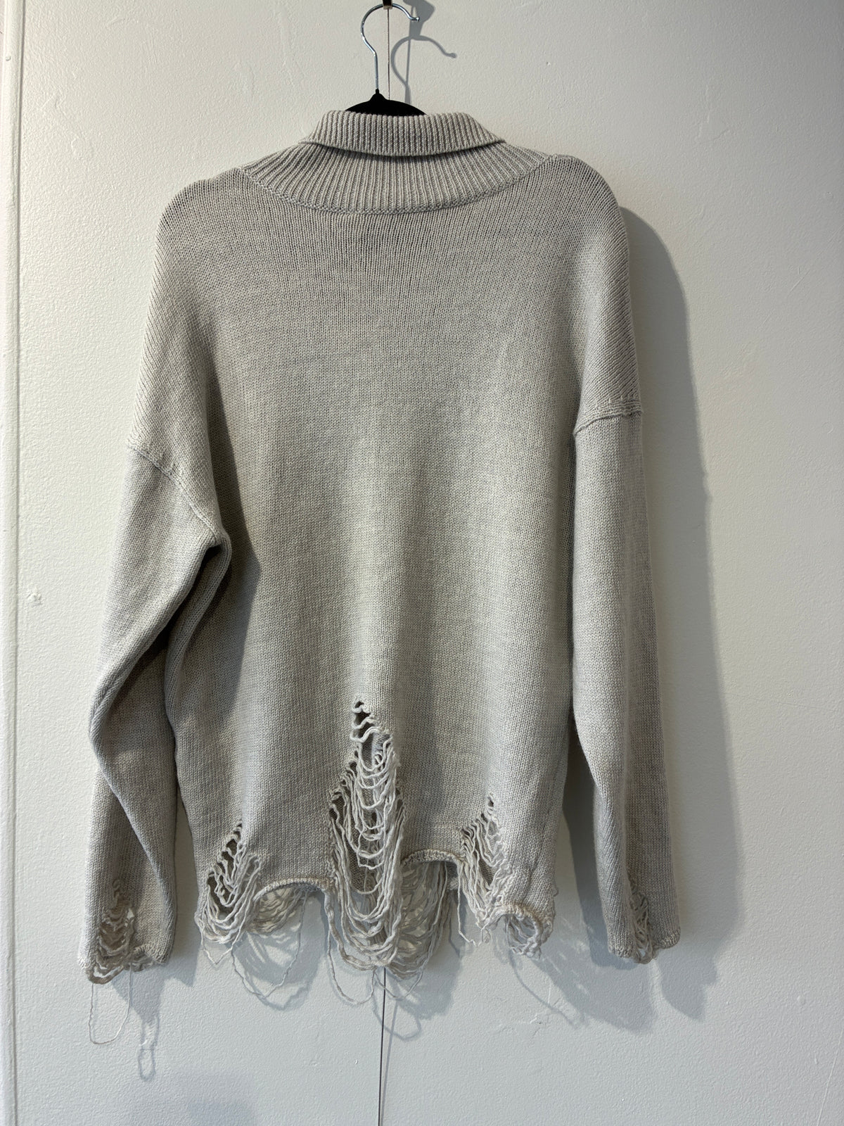 Iro Jeans - Distressed wool jersey - Size M