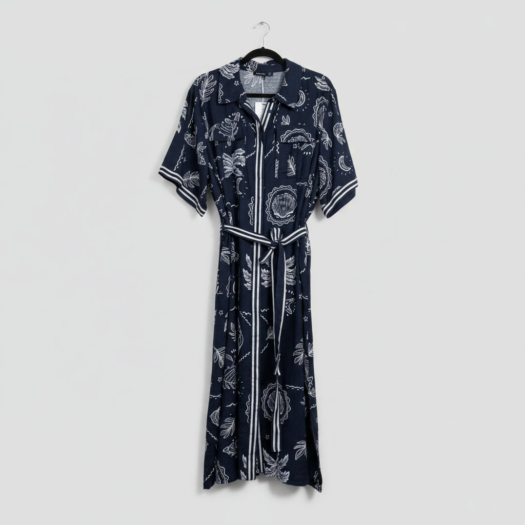 Decjuba - Madison midi shirt dress - Size 10