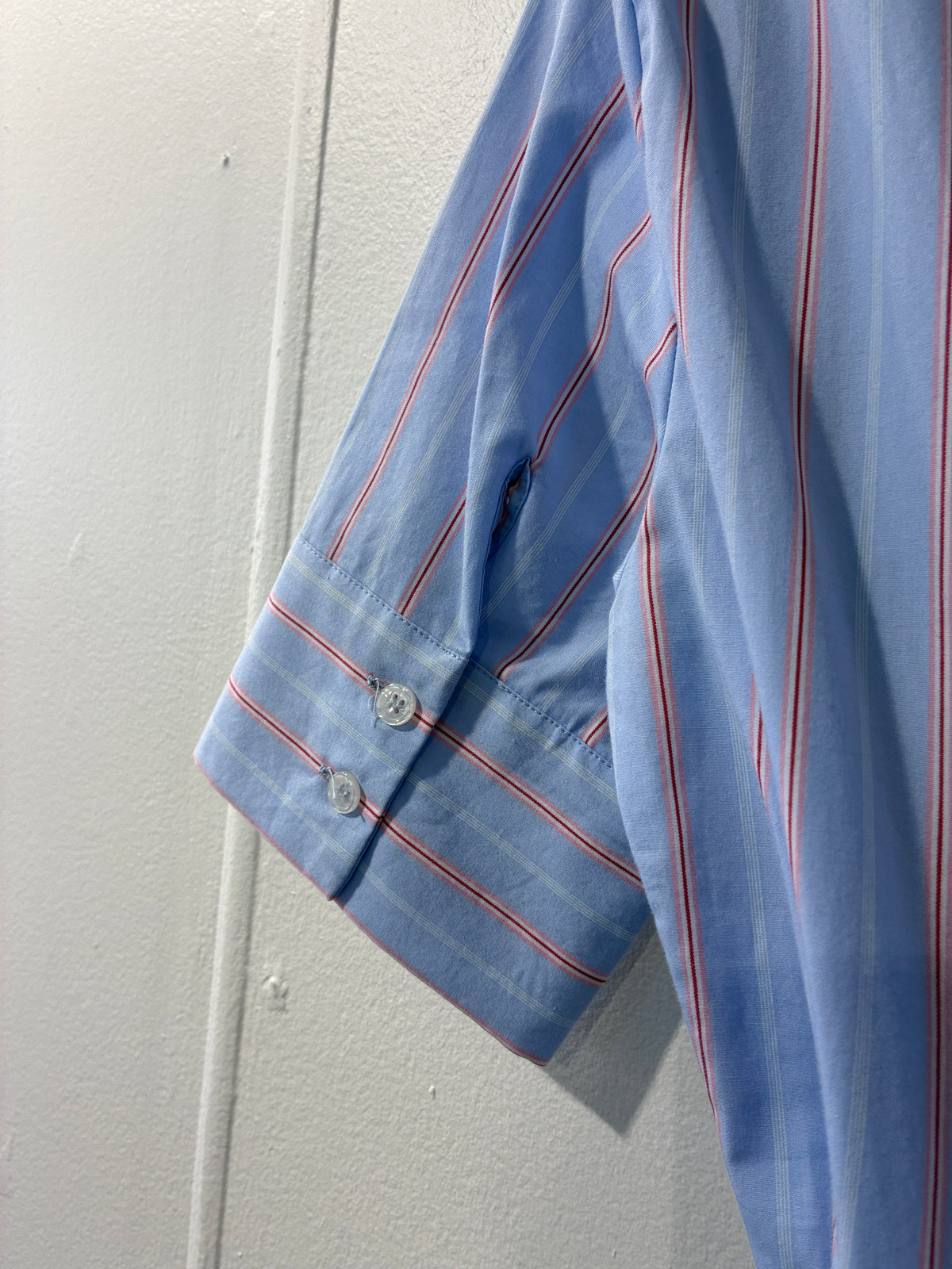 Zara - Cotton striped shirt dress - Size L
