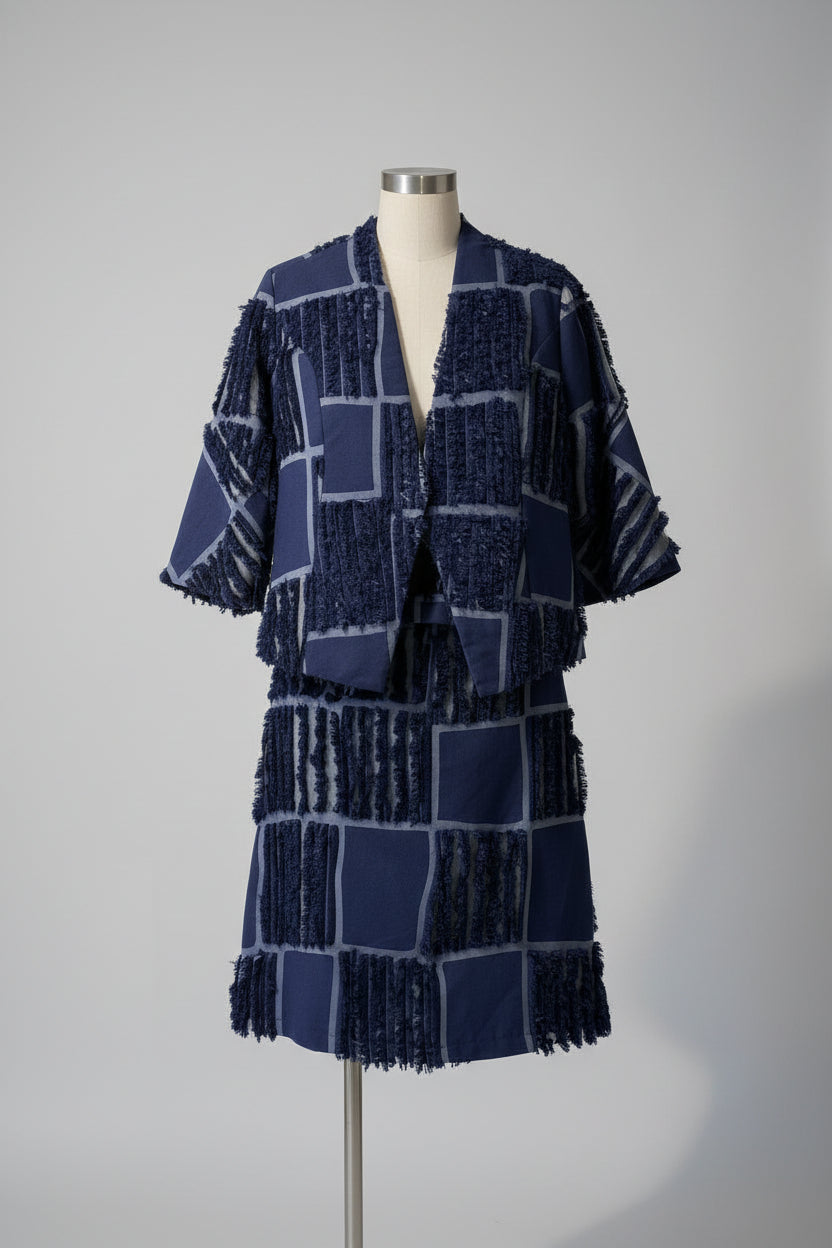 Andrea Moore - Distressed co-ord suit - Size 12