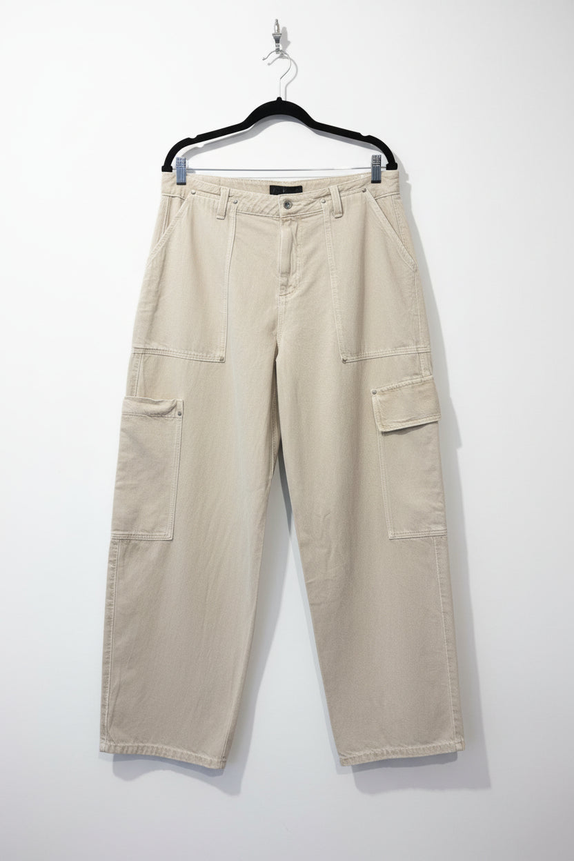 Zara - Flowing oversize cargo pants - Size 14