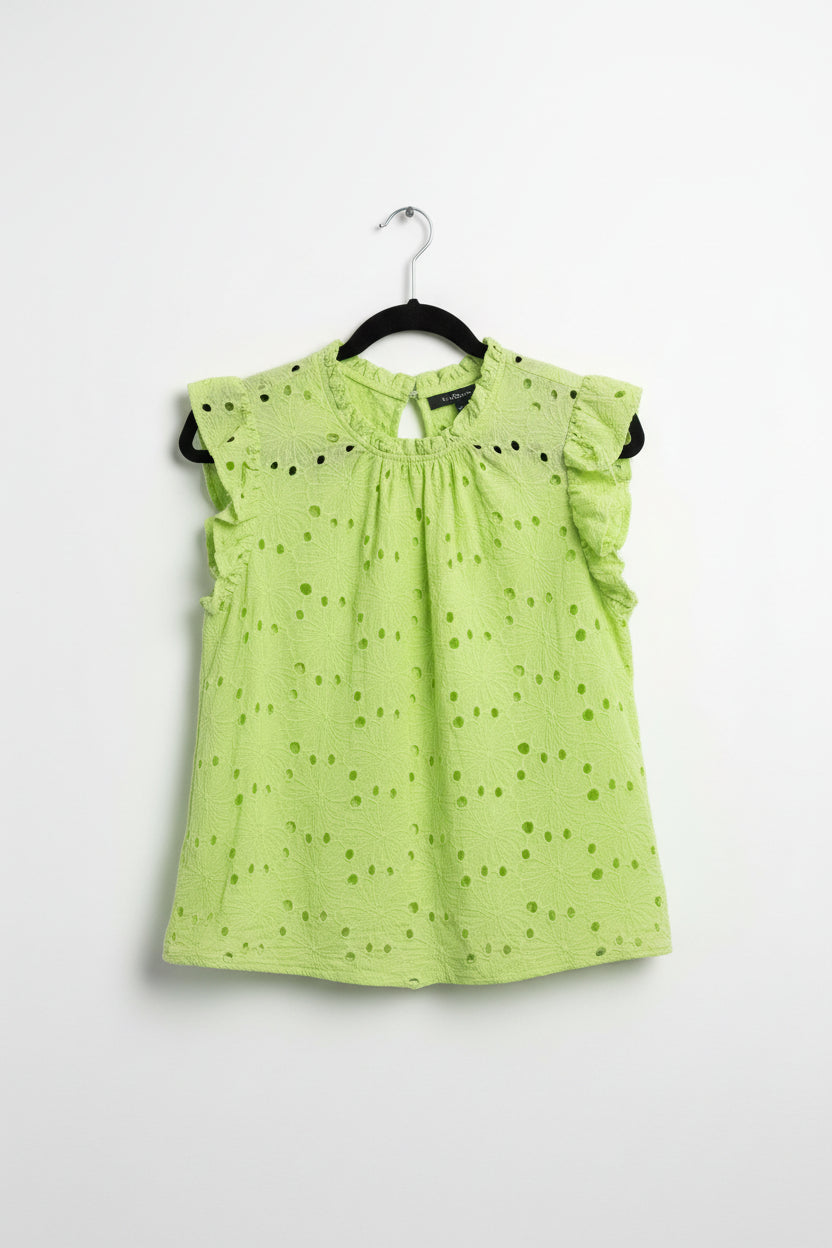 Decjuba - Broderie Anglais top - Size M