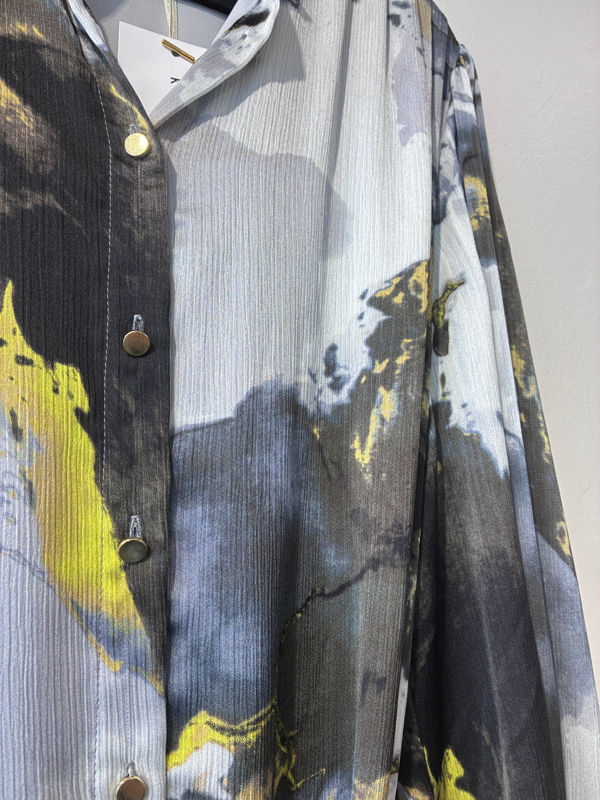 Fate & Becker - Transfixed midi duster shirt dress - Size 10