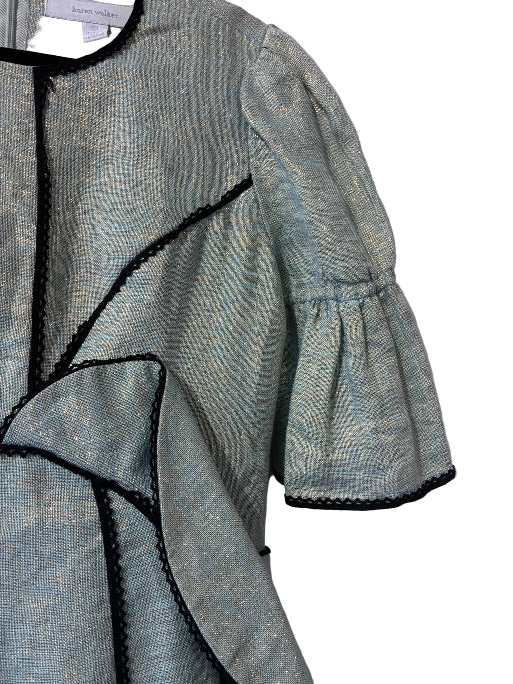 Karen Walker -Vintage metallic mini dress - Size S