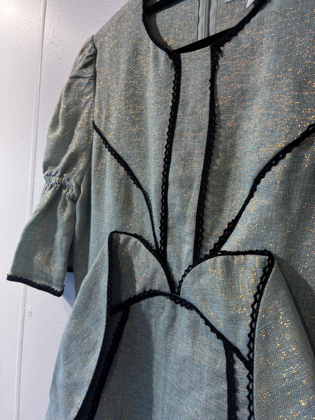 Karen Walker -Vintage metallic mini dress - Size S