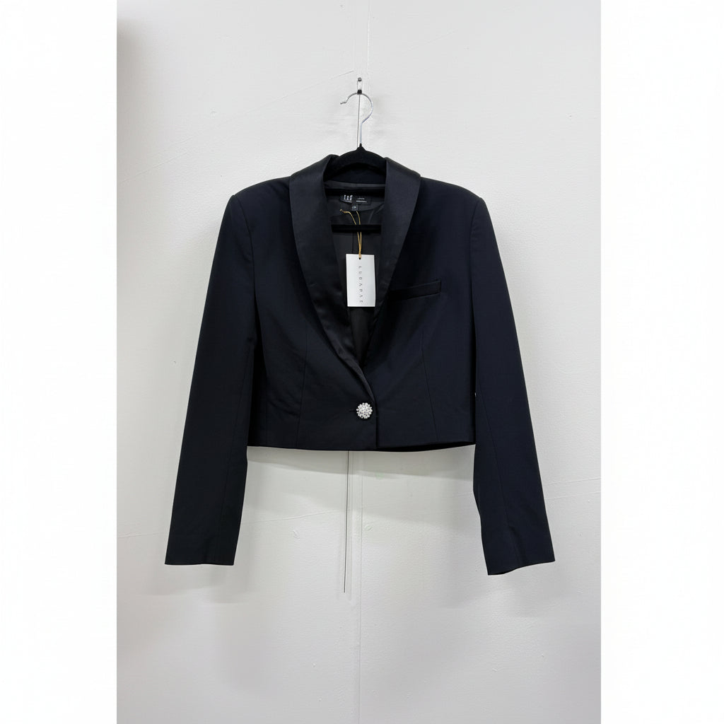 Zara - Crop tuxedo blazer - Size M