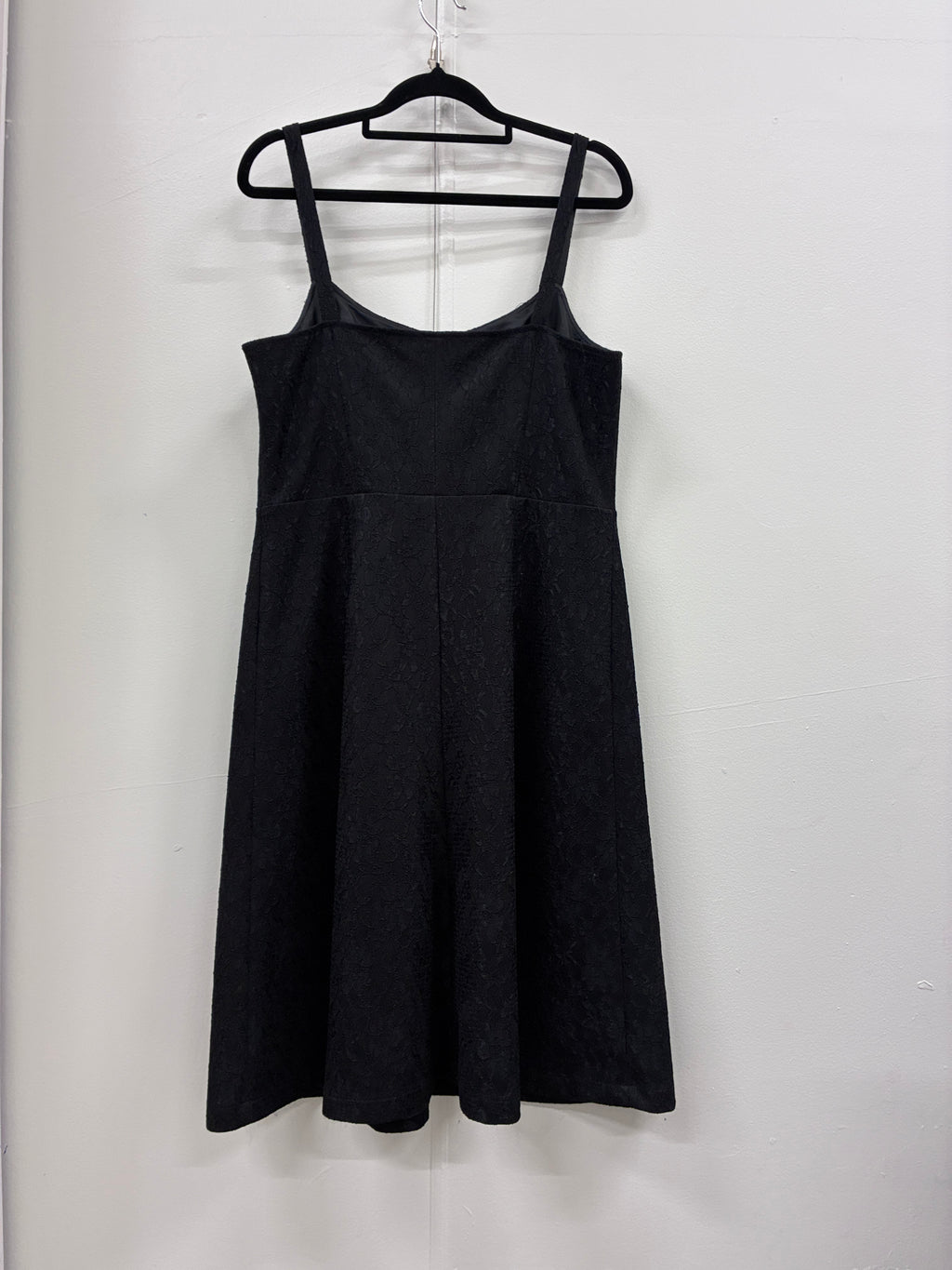 Kate Sylvester - Black lace pocket front dress - Size M