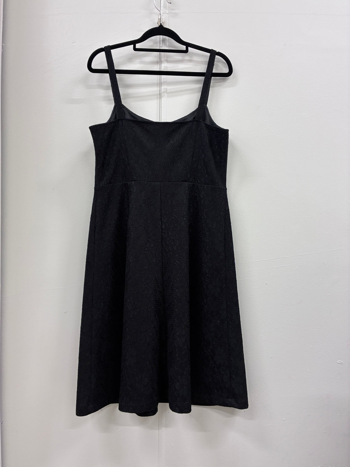 Kate Sylvester - Black lace pocket front dress - Size M