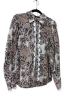 Decjuba - Paisley linen/cotton shirt - Size 8
