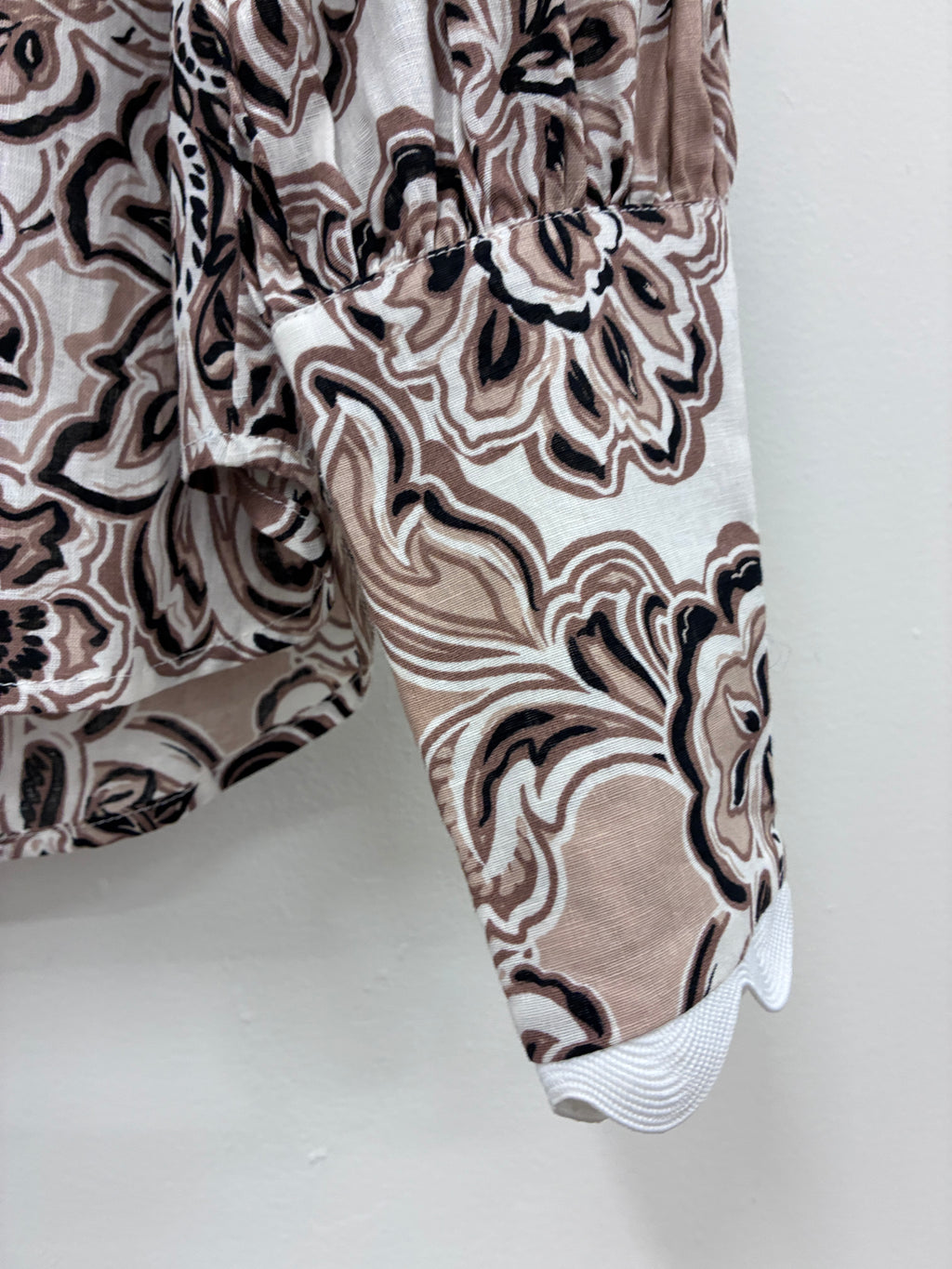 Decjuba - Paisley linen/cotton shirt - Size 8