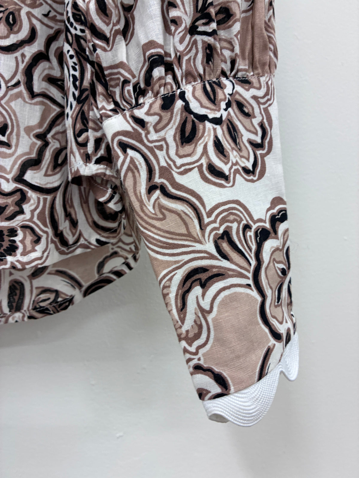 Decjuba - Paisley linen/cotton shirt - Size 8