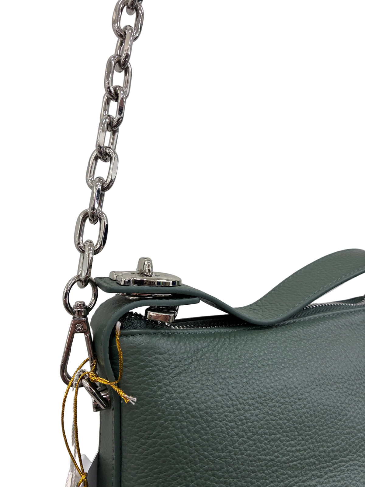 Minx - Green leather bag - OS