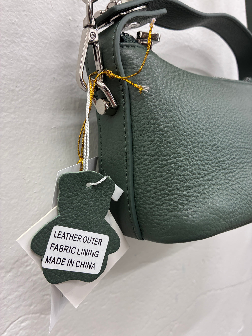 Minx - Green leather bag - OS