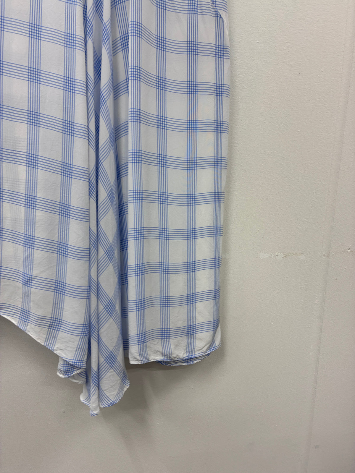 Zara - Check asymmetrical dress - Size M
