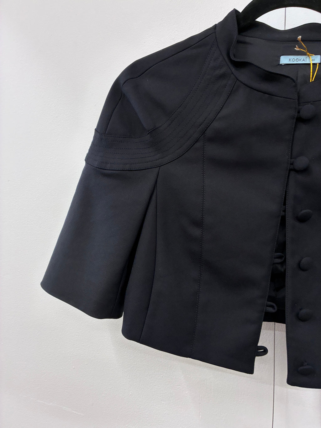 Kookai - Black crop jacket - Size 40