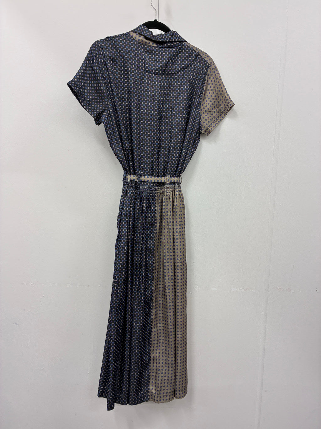 Nom*D - Silky belted shirt dress - Size 14