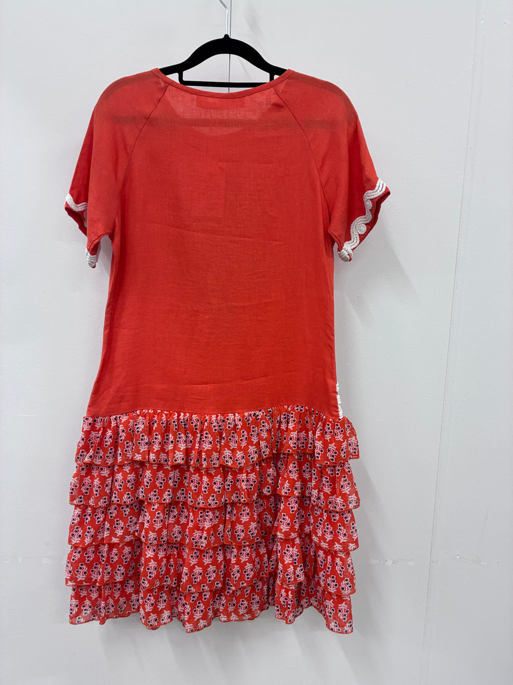 COOP by Trelise Cooper - Orange 'Full of Rope' linen dress - Size 6