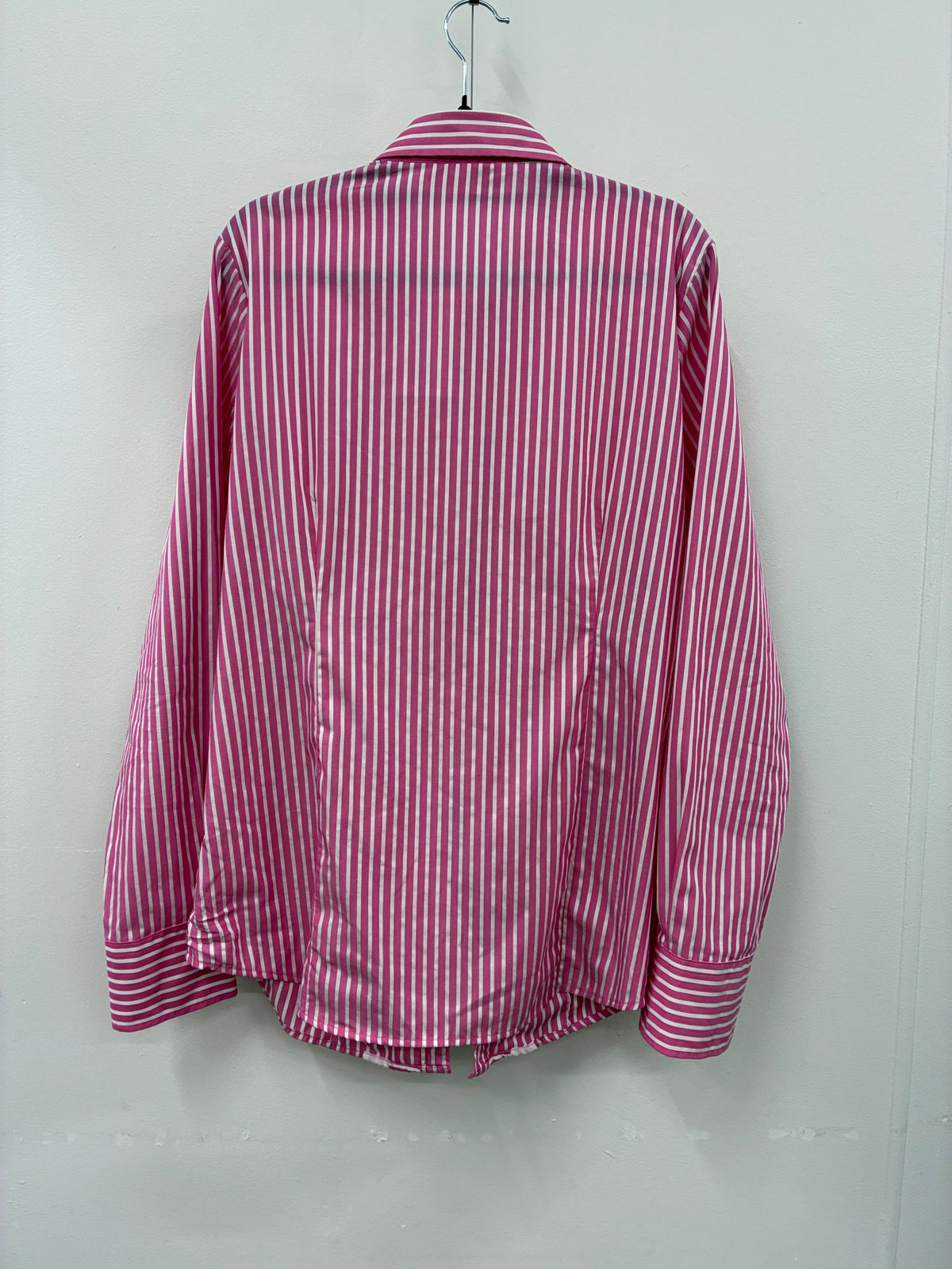 Nicholas Jermyn - Striped frill front tailored shirt - Size 18