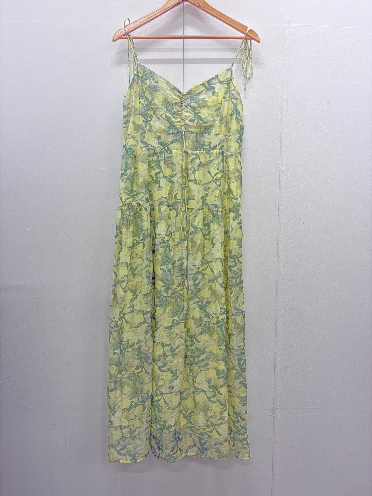 Ivy & Jack - Green floral maxi dress - Size 12