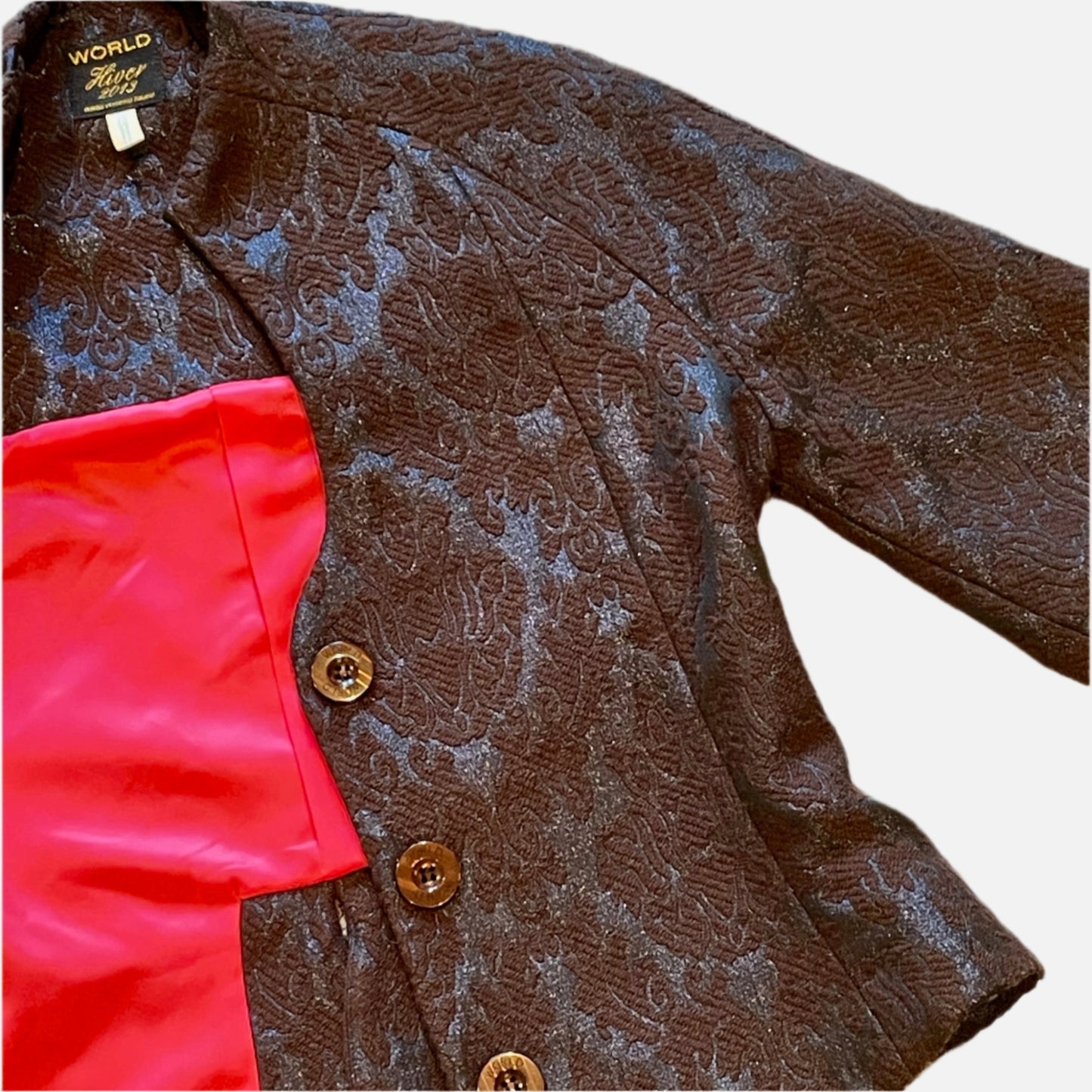 WORLD baroque crop jacket - Size XXS