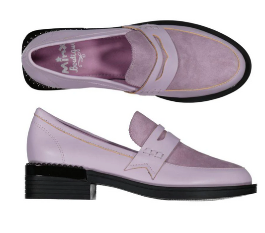 Minx Lilac Loafers - Size 38