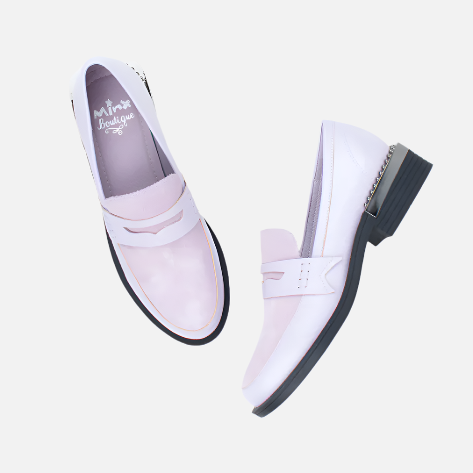 Minx Lilac Loafers - Size 38