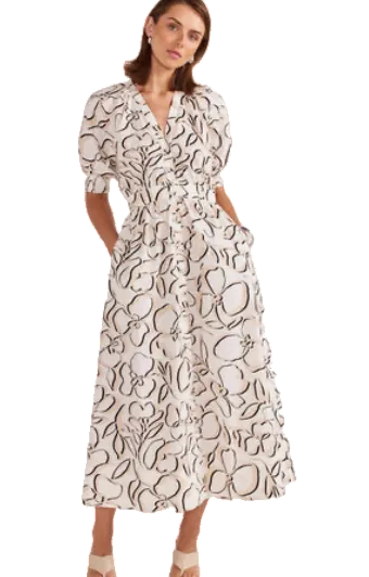 Staple the Label - Puff sleeve dress - Size S