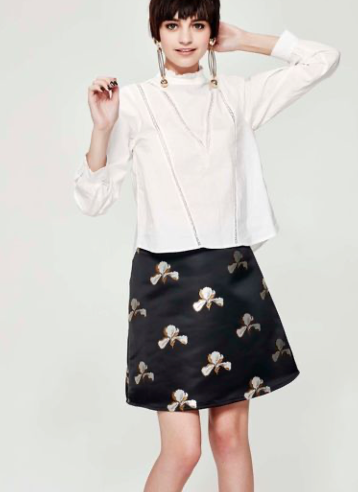 Coop - Black Orchid mini skirt - Size 8