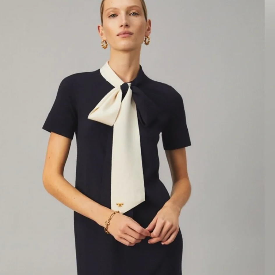 Tory Burch - Bow sweater dress - Size S