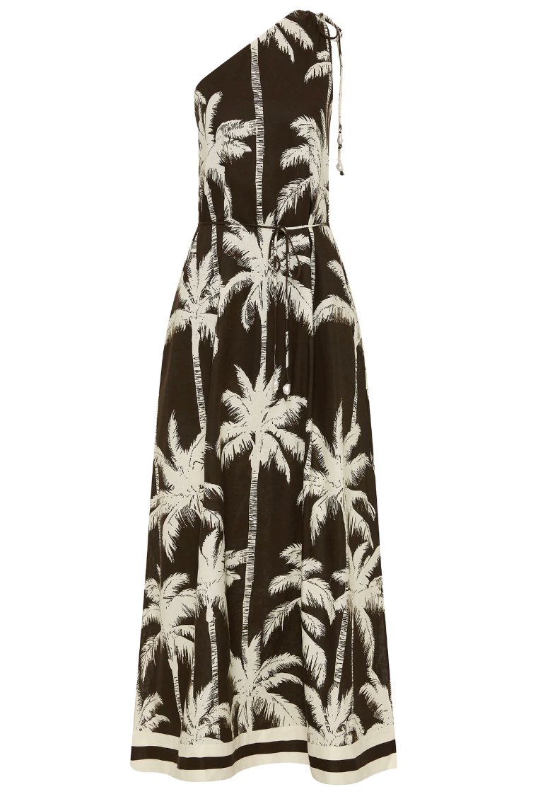 AJE - Tansia one shoulder dress - Size 8