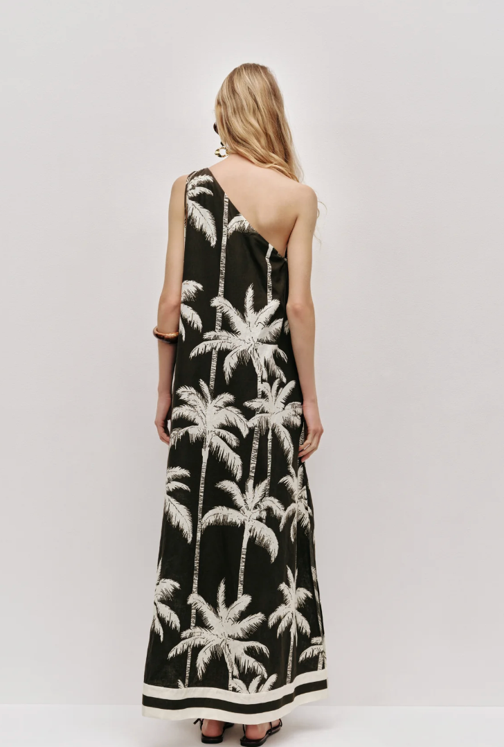 AJE - Tansia one shoulder dress - Size 8
