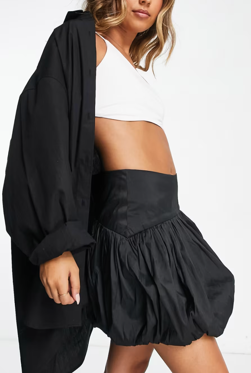 Topshop -Bubble hem skirt - Size 10