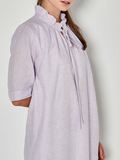 Juliette Hogan - Lilac Daisy linen dress - Size 12