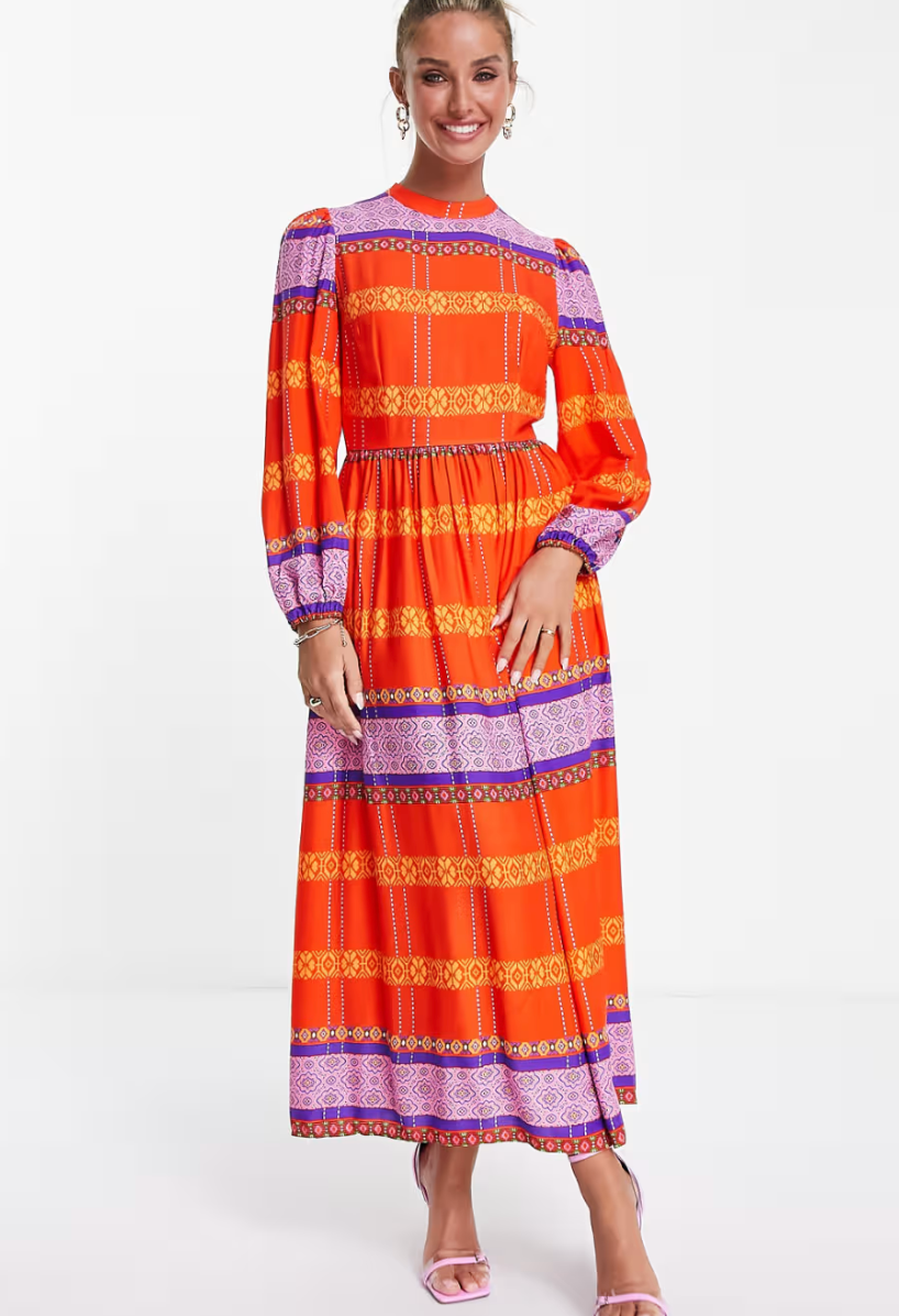 Never Fully Dressed - Aztec print dress - Size 8