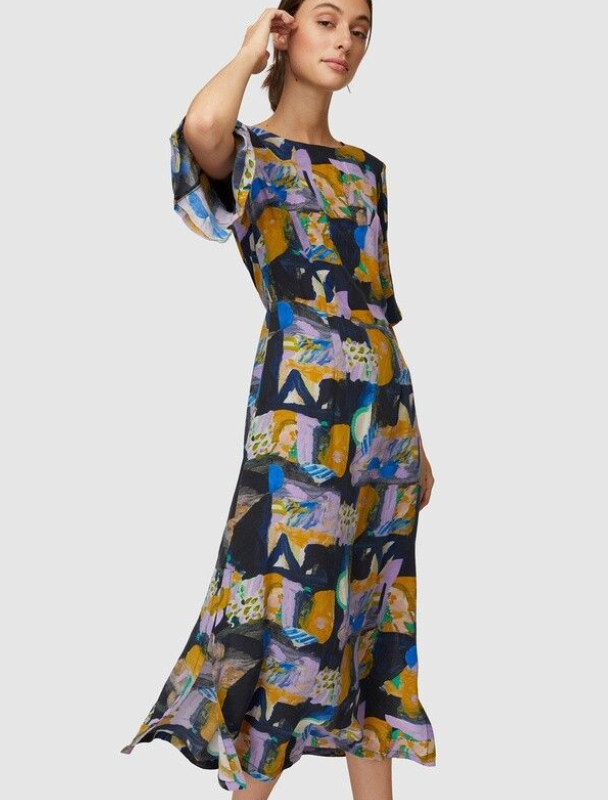 Gorman x Spencer Shakespeare - Silk blend dress - Size 14