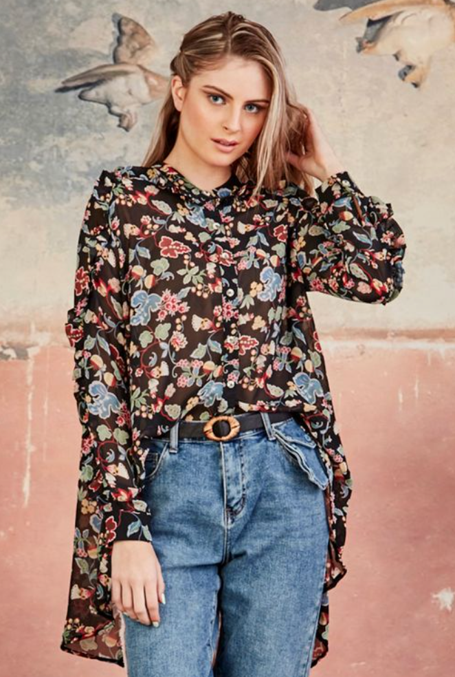 COOP - Frill the World Blouse - Size L