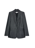Zara - Indigo denim tailored blazer - Size S