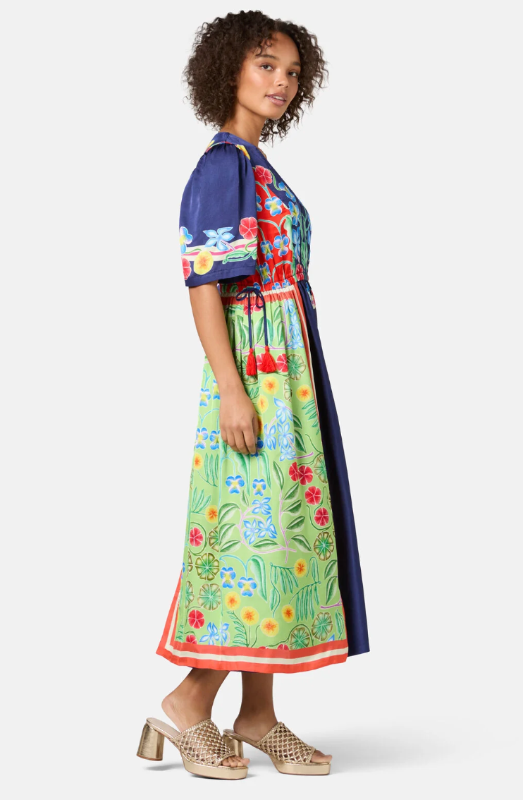 Gorman x Carla Petelski - Botanica Print Scarf Dress - Size 6