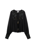 Zara - Sequin top cape jacket - Size XS