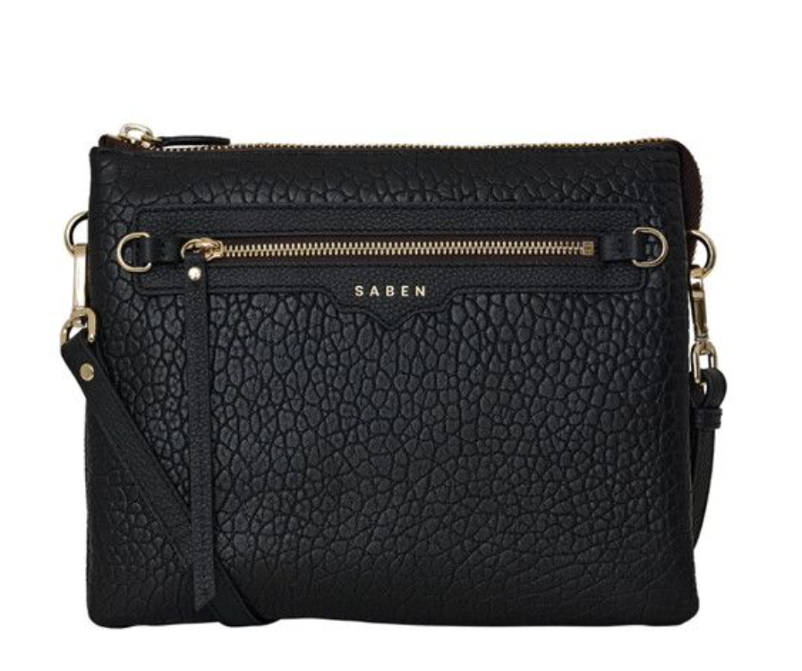 Saben - Matilda black bubble leather bag
