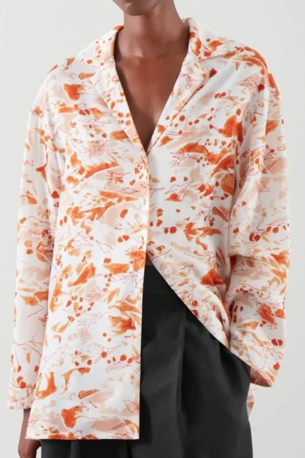 COS patterned shirt/shacket - Size M